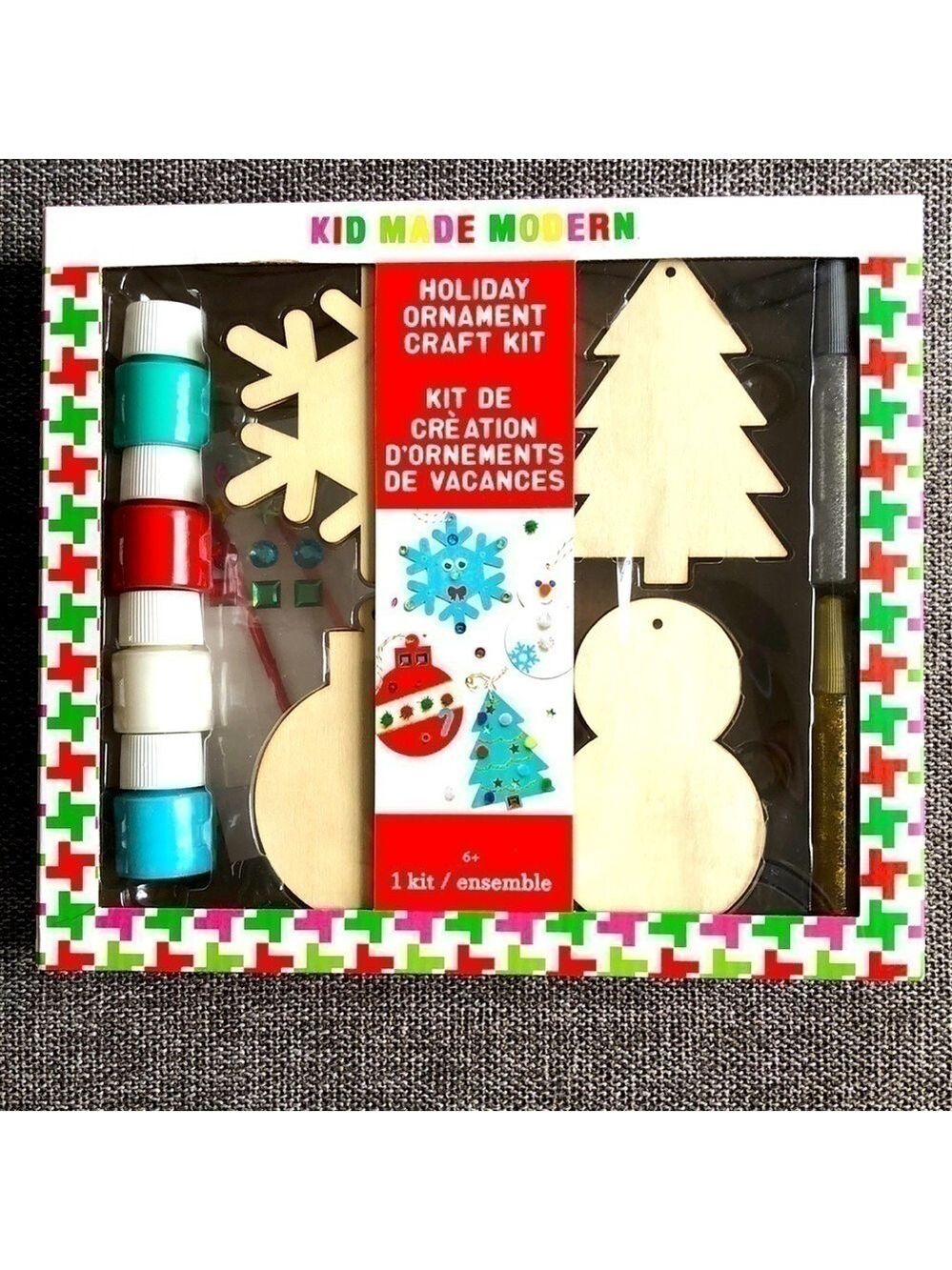 KID Made Modern Holiday Ornament Craft Kit Christmas Gift Boy Girl Kids